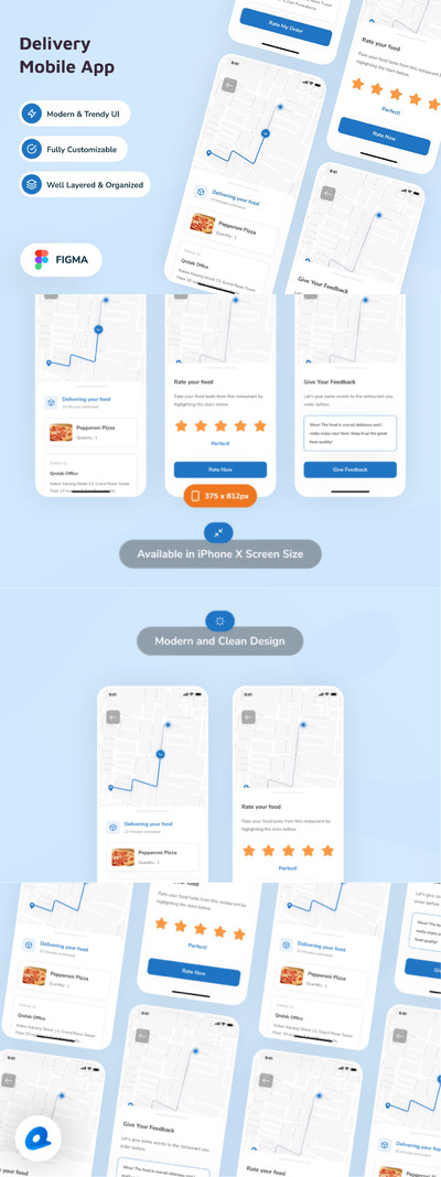 物流监控 APP UI KIT (FIG)