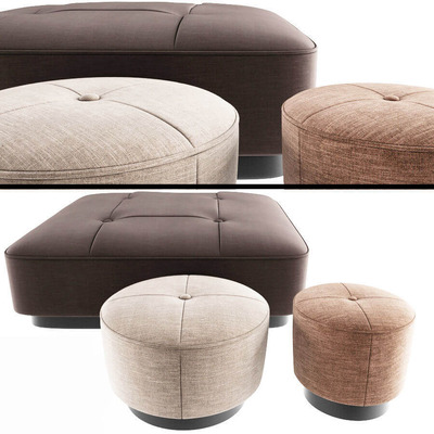 Minnoti Jacques布艺沙发3D模型（OBJ,MAX）