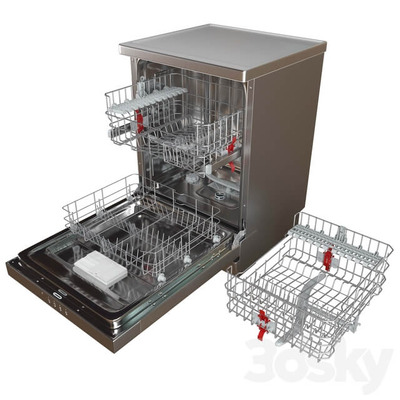 HOTPOINT ARISTON洗碗机3D模型（OBJ,MAX）