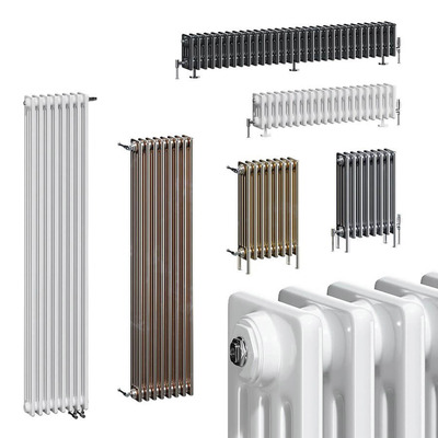 Zehnder Charleston森德4C柱管状散热器3D模型（OBJ,FBX,MAX）