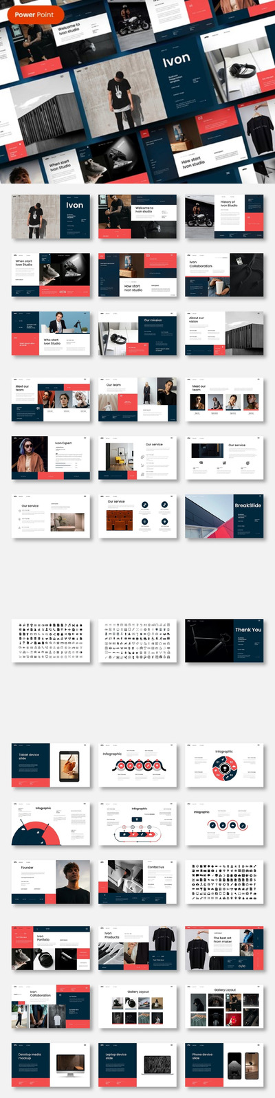 广告创意公司介绍PPT模版 (PPTX)