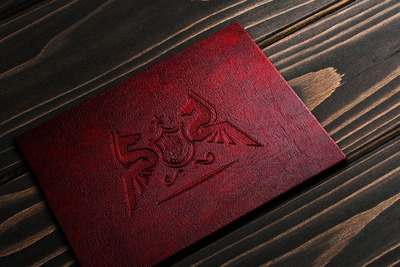 皮革印章标志Logo样机 (PSD,JPG)