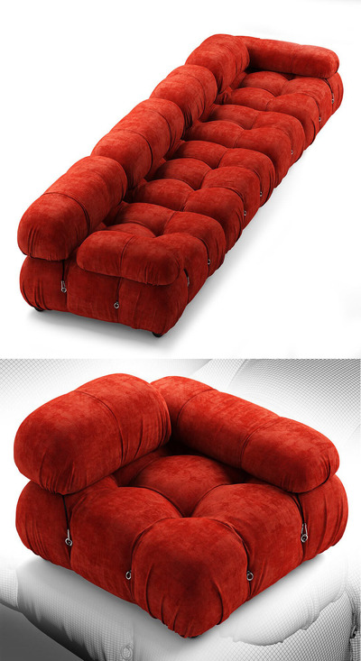 B&B Italia CAMALEONDA沙发3D模型（OBJ,MAX）