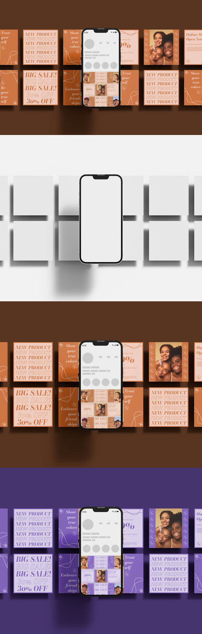 iPhone手机屏幕样机 (PSD)