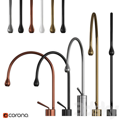 意大利捷仕Goccia Gessi浴室水龙头3D模型（FBX,MAX）