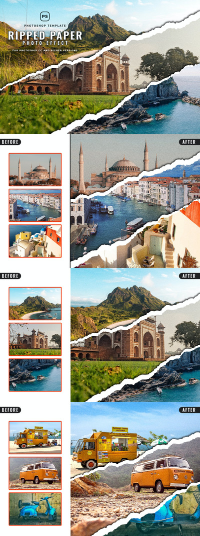 排版效果Photoshop图层样式 (PSD)