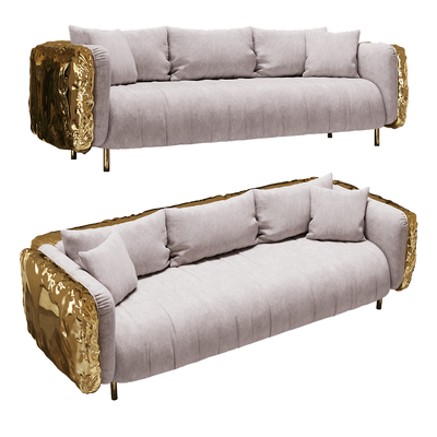 葡萄牙Boca do lobo Imperfectio一体式布艺沙发3D模型（OBJ,FBX,MAX）