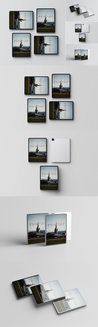 苹果Ipad平板电脑样机 (PSD)