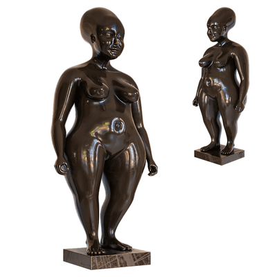 Vahram Galstyan金属女性人体雕像装饰品3D模型（OBJ,FBX,MAX）