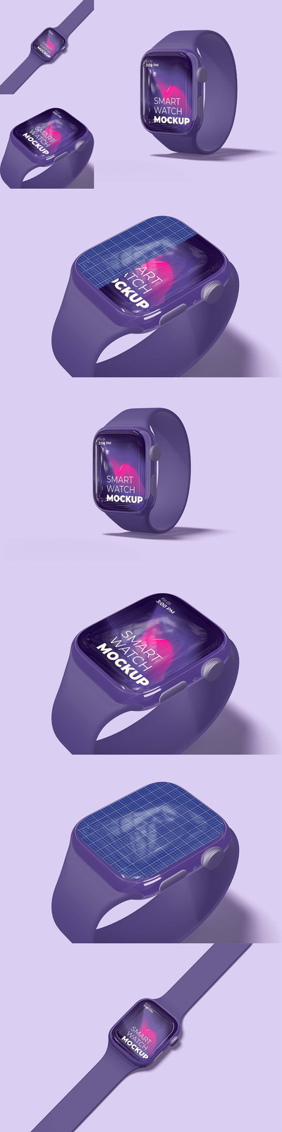 智能手表Apple Watch样机 (PDF,PSD)