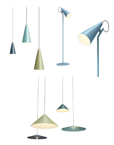 Zava Jeena系列锥形灯罩吊灯落地灯3D模型（OBJ,FBX,MAX）