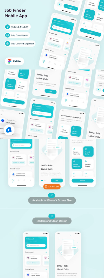 金融科技 App UI Kit (FIG)
