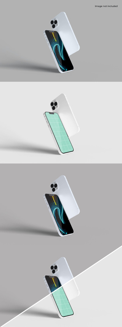 iPhone13智能手机样机 (PSD)