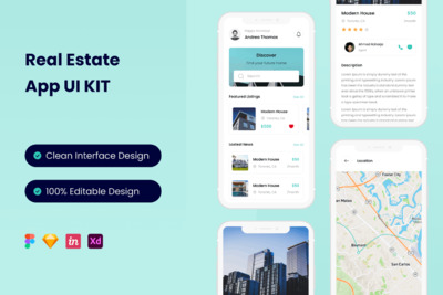用户界面 用户体验套件 APP UI KIT (FIG,SKETCH,XD)