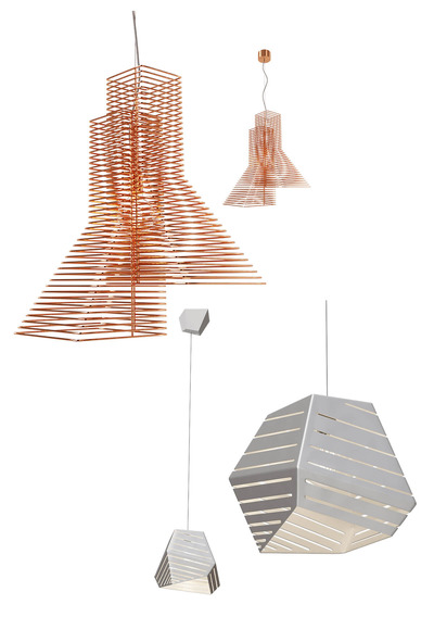 2款意大利Zava造型独特的吊灯3D模型（OBJ,FBX,MAX）