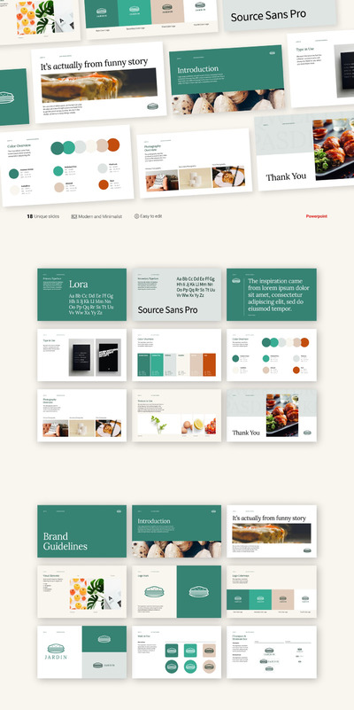 品牌指南 PPT模板 (PPTX)