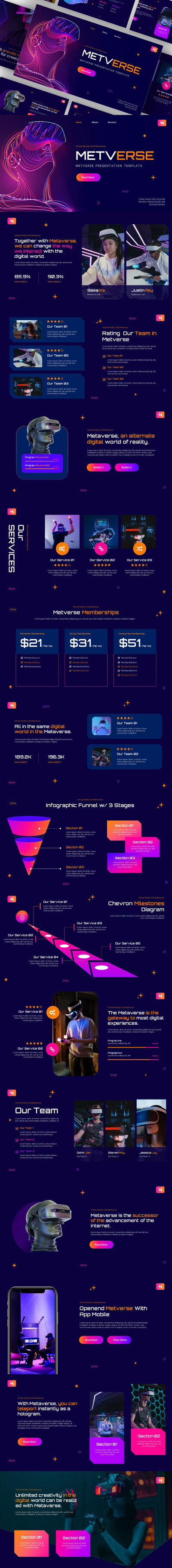 虚拟现实 PPT模板 (PPTX,PPT)