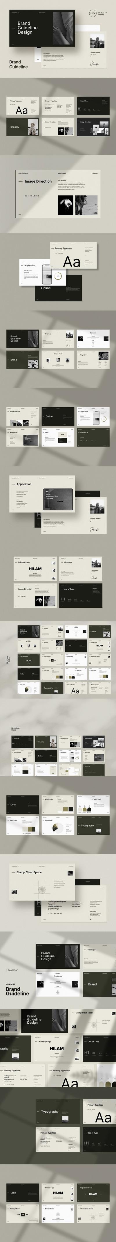 品牌指南 PPT模板 (PPTX)