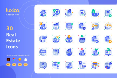 房地产图标 (AI,EPS,FIG,JPG,PDF,PNG,SKETCH,SVG)
