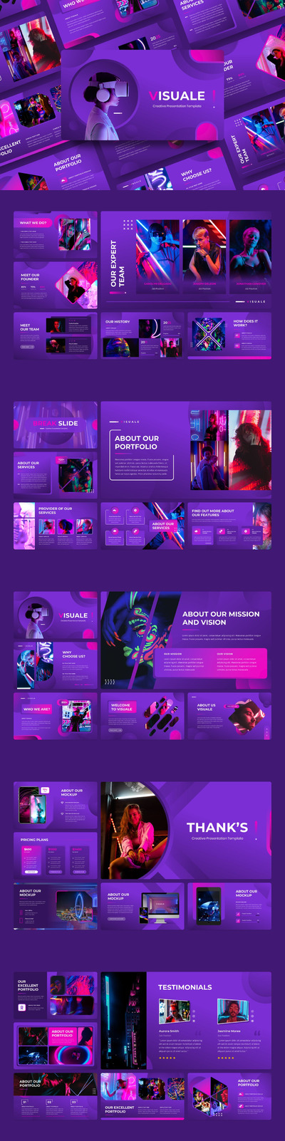 创意风格工作室介绍PPT模板 (PPT,PPTX)