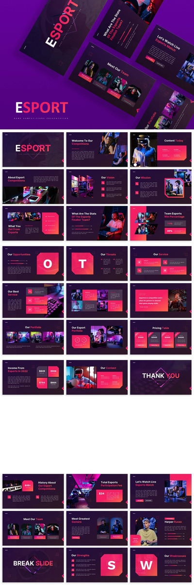 商业计划书PPT模板 (PPTX)