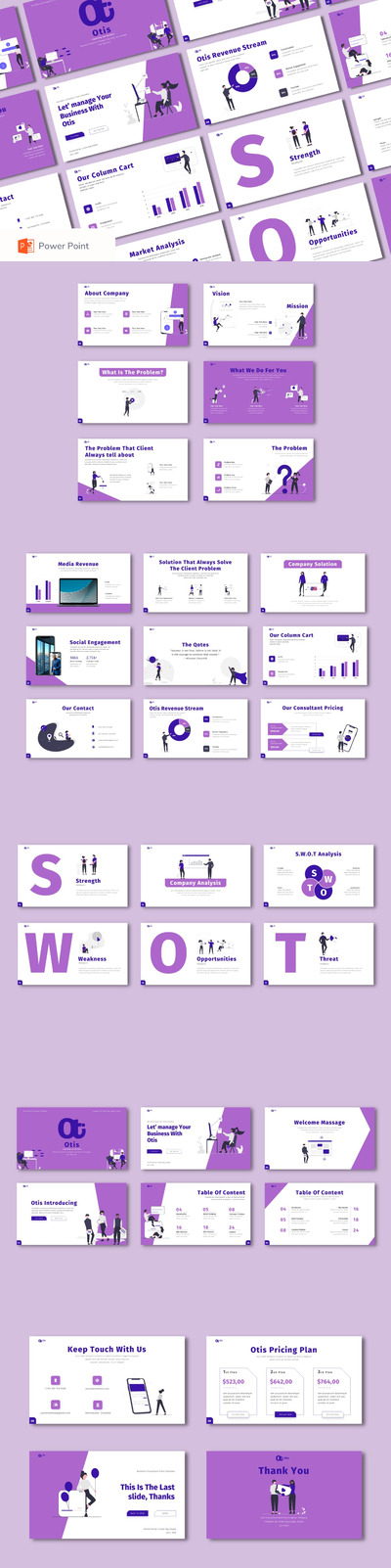 商业提案PPT模板　 (PPTX)