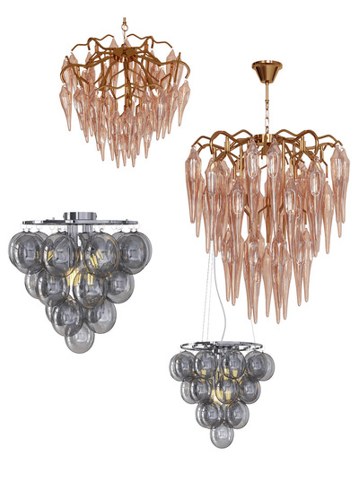 2款Odeon Light吸顶灯3D模型（OBJ,FBX,MAX）