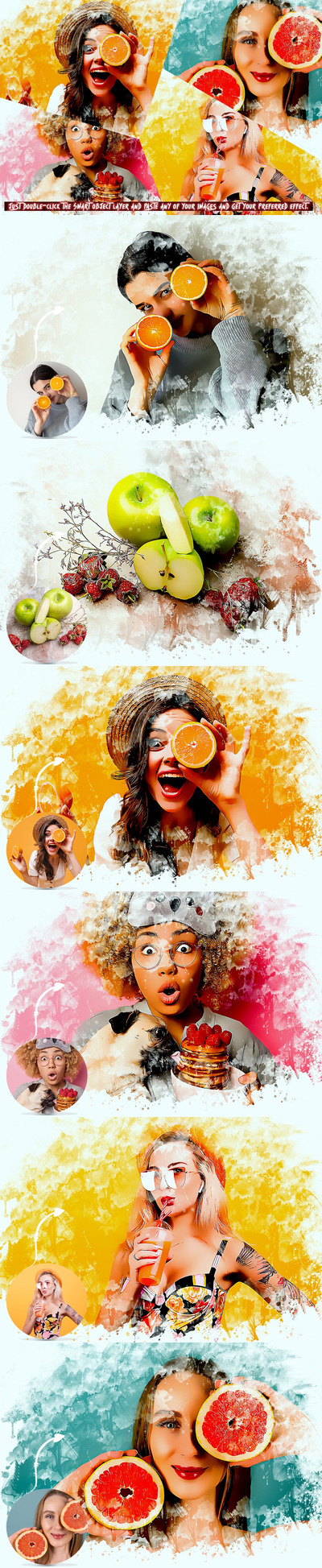 摄影师和平面设计师的专业Photoshop动作 (PSD)