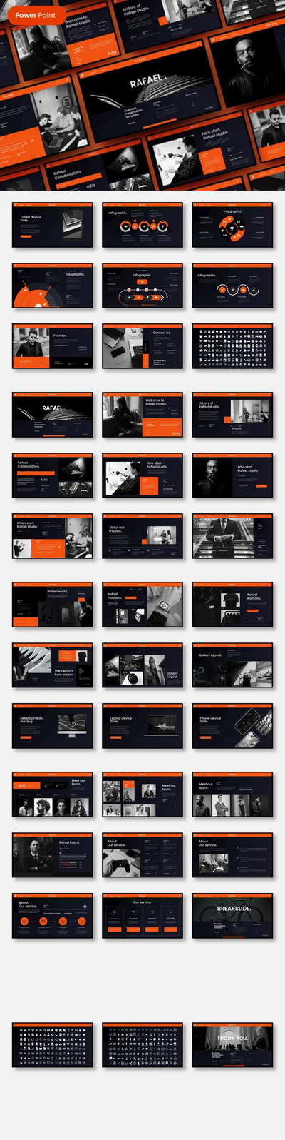 广告公司企业介绍PPT模版 (PPTX)