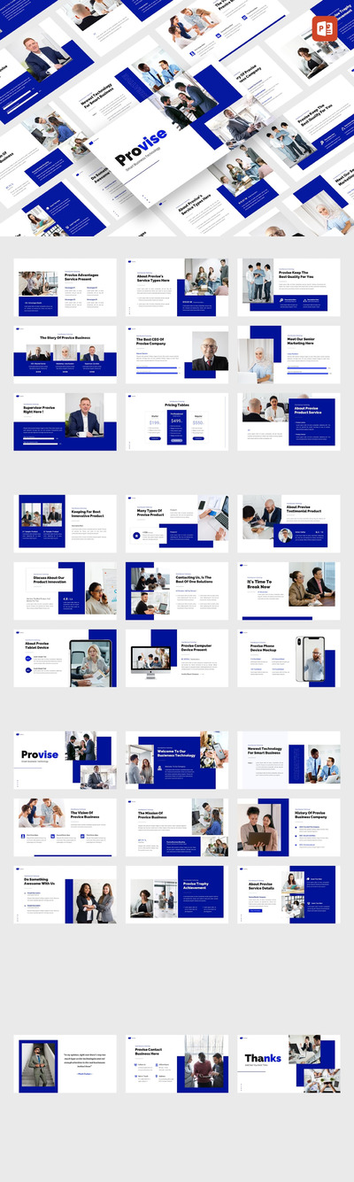 业务技术介绍PPT模版 (PPT,PPTX)