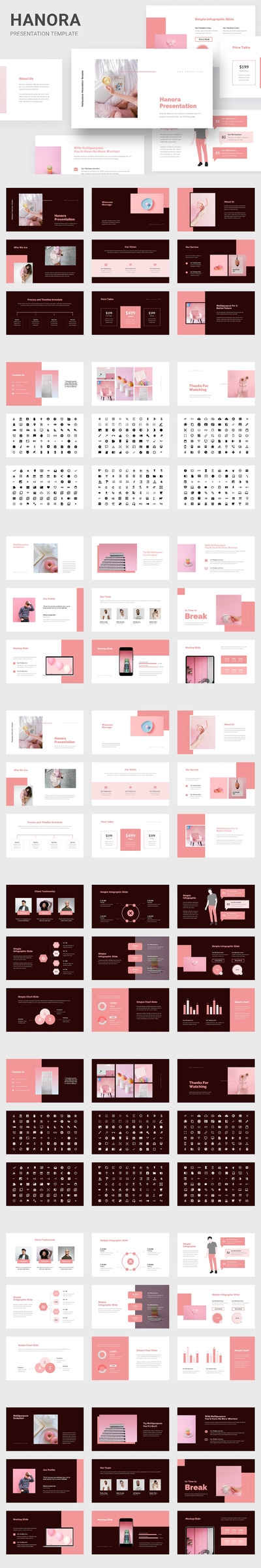 粉色产品展示PPT模版 (PPTX)