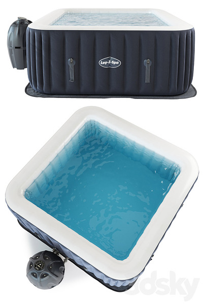 Lay Z方形充气游泳池3D模型（FBX,MAX）