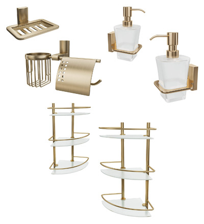 WasserKRAFT Exter系列浴室配件3D模型（OBJ,FBX,MAX）