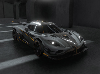 Koenigsegg One-1跑车3D模型（OBJ,FBX,MAX）