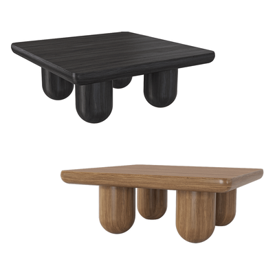 Konos Studio MMB方形圆角木桌3D模型（OBJ,FBX,MAX）