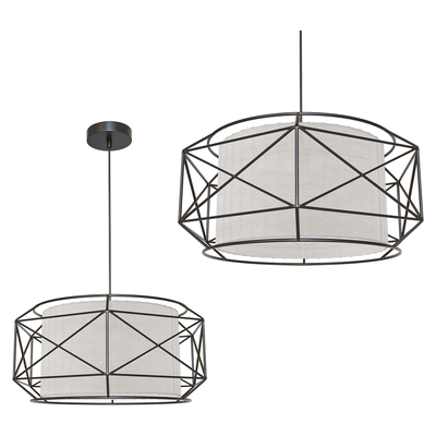 Freya Light Mizar系列金属外框吊灯3D模型（OBJ,FBX,MAX）