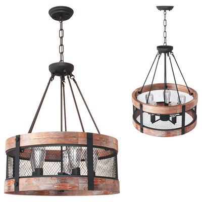 Freya Light Vittoria系列金属网状外框环形吊灯3D模型（OBJ,FBX,MAX）