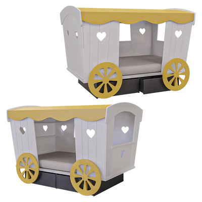 Mathy By Bols carriage车厢造型儿童床3D模型（OBJ,FBX,MAX）