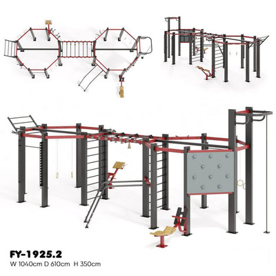 Foreman FY-1925.2多功能室外健身设备3D模型（FBX,MAX）