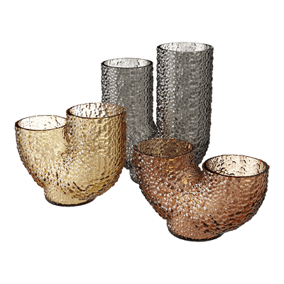 AYTM ARURA系列几何水管造型玻璃花瓶3D模型（OBJ,FBX,MAX）