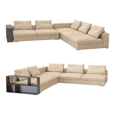 Si Lounge Infinity Lux布艺转角沙发3D模型（OBJ,FBX,MAX）