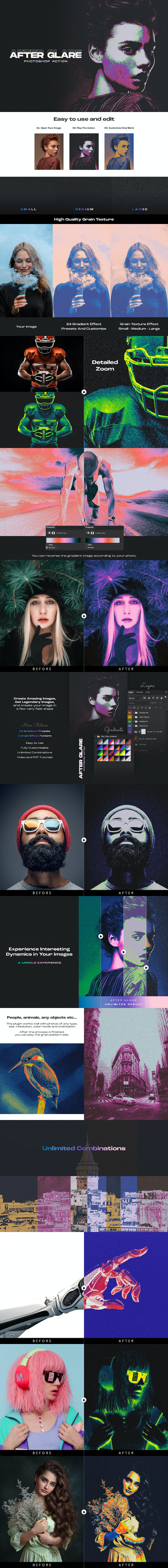 绘画效果的PS动作 (ATN,GRD,PAT)