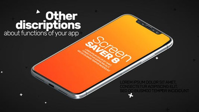 苹果手机样机应用演示视频AE模板 (aep)