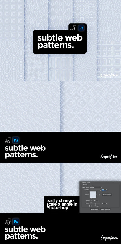 多种网页标题图案 (PSD,JPG)