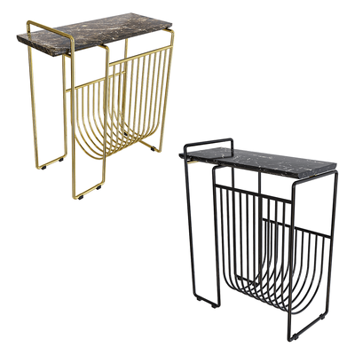 丹麦AYTM SINO金属底座大理石台面杂志架边几3D模型（OBJ,FBX,MAX）