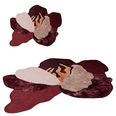 丹麦AYTM FLORES系列不规则形状地毯3D模型（OBJ,FBX,MAX）