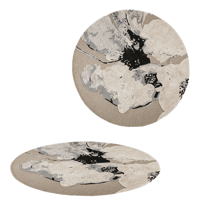 丹麦AYTM FLOREO圆形地毯3D模型（OBJ,FBX,MAX）