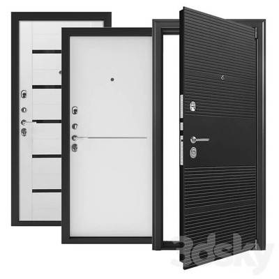 Sigma COMFORT钢制公寓入口门3D模型（FBX,MAX）