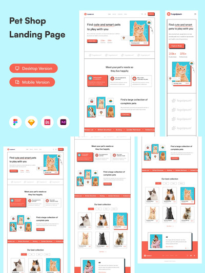 响应式IT解决方案网页模板 (FIG,SKETCH,XD)
