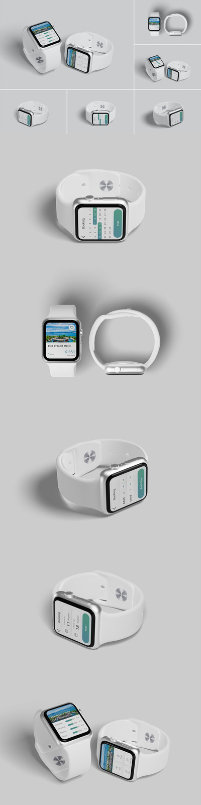 苹果智能手表Watch样机 (PSD)